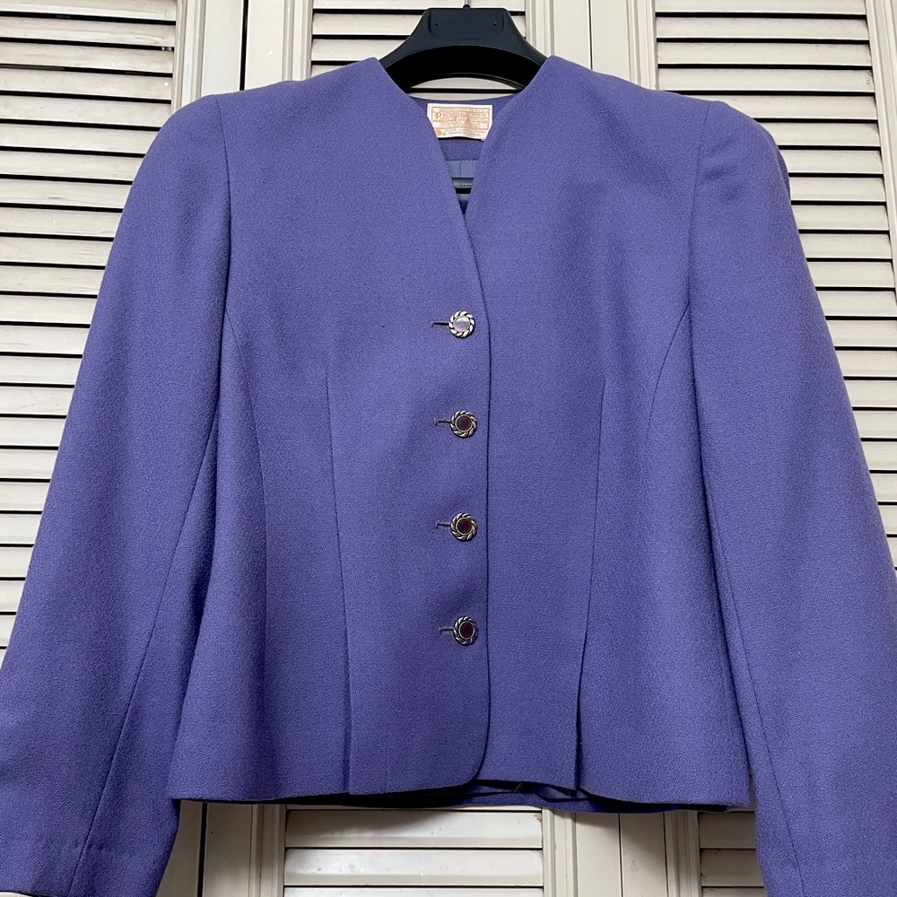 PENDLETON | 70s VINTAGE | Purple Wool Blazer | Size 6